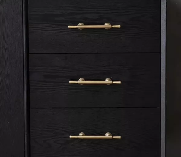 Luca Antique Brass cabinets